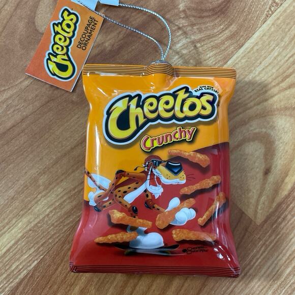 Decoupage Cheetos Ornament - Picture 1 of 2